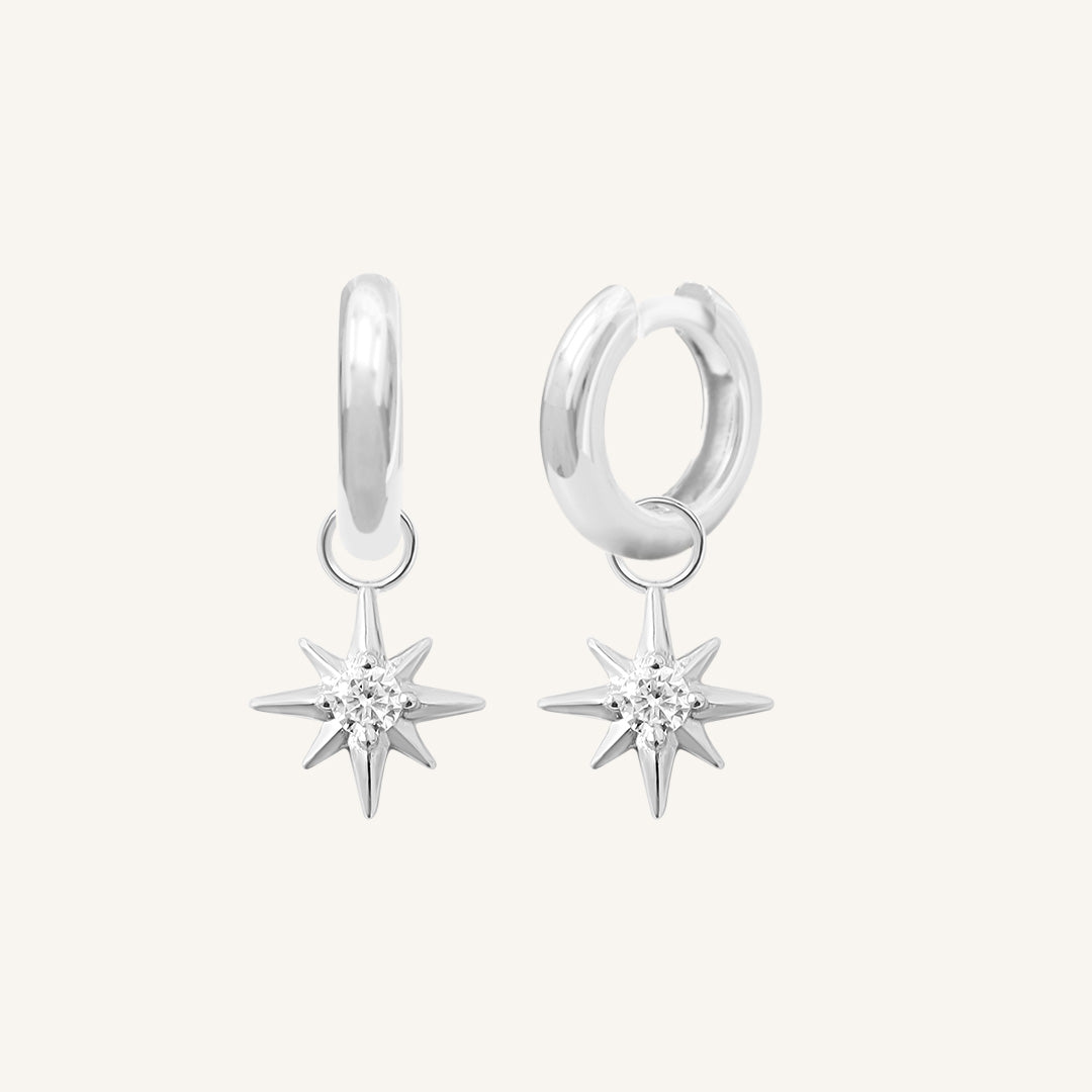 Contentment Star Plain Hoops
