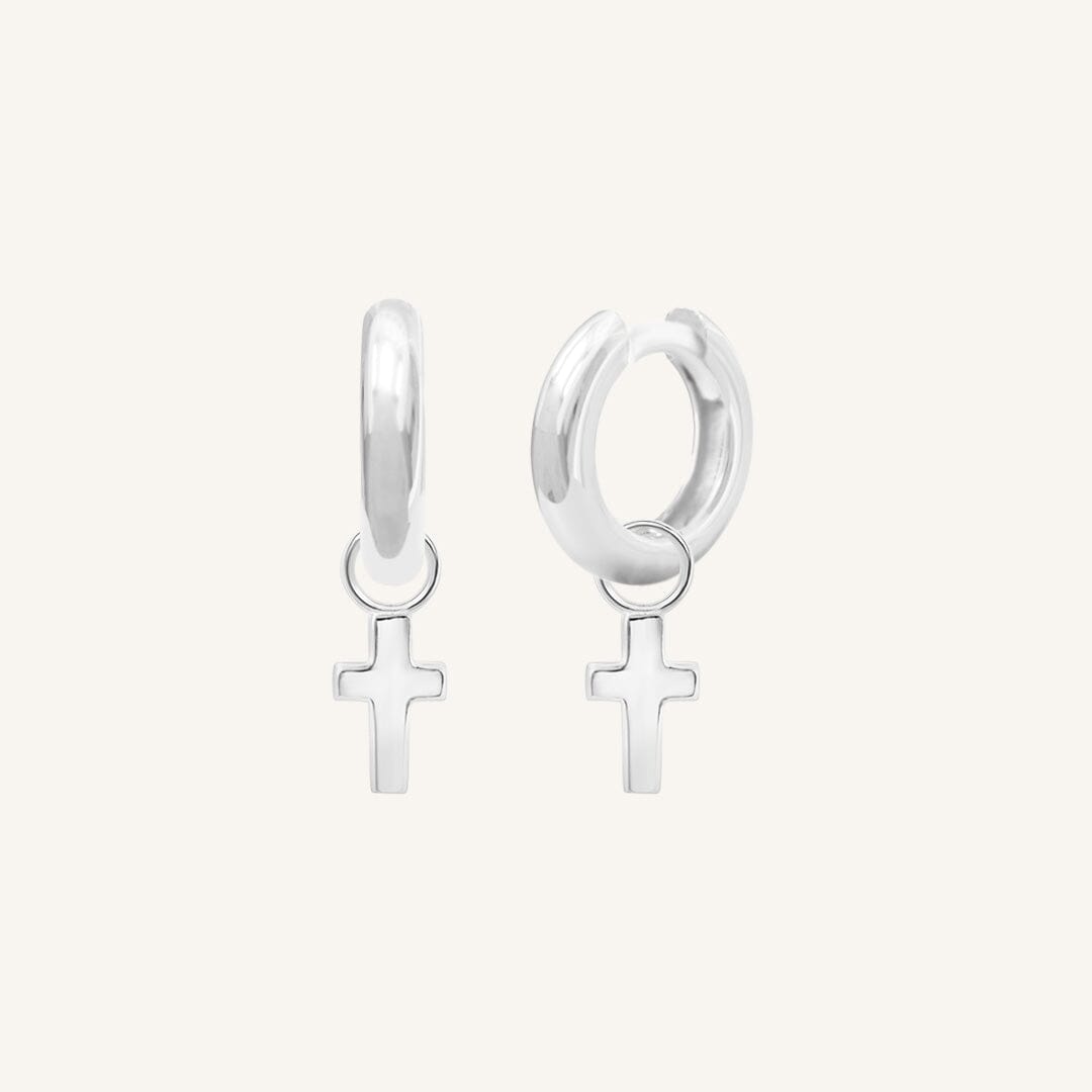Cross Plain Hoops
