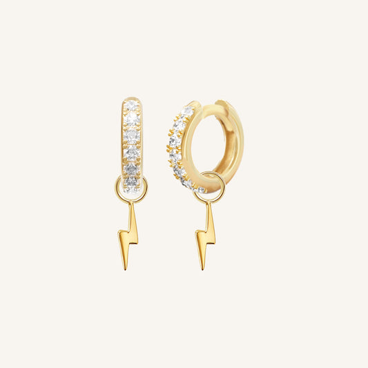 Ignite Crystal Hoops