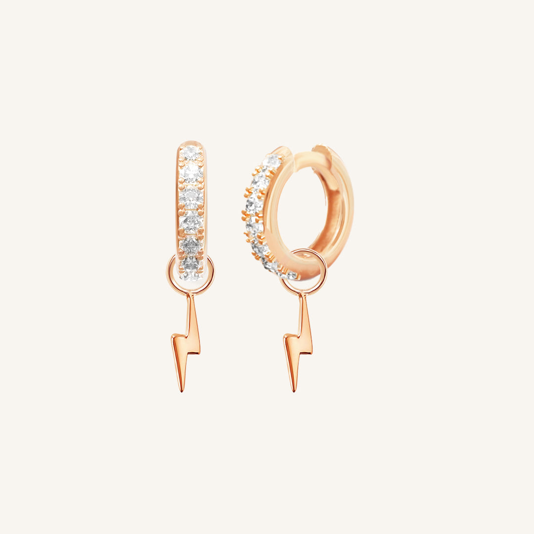 Ignite Crystal Hoops