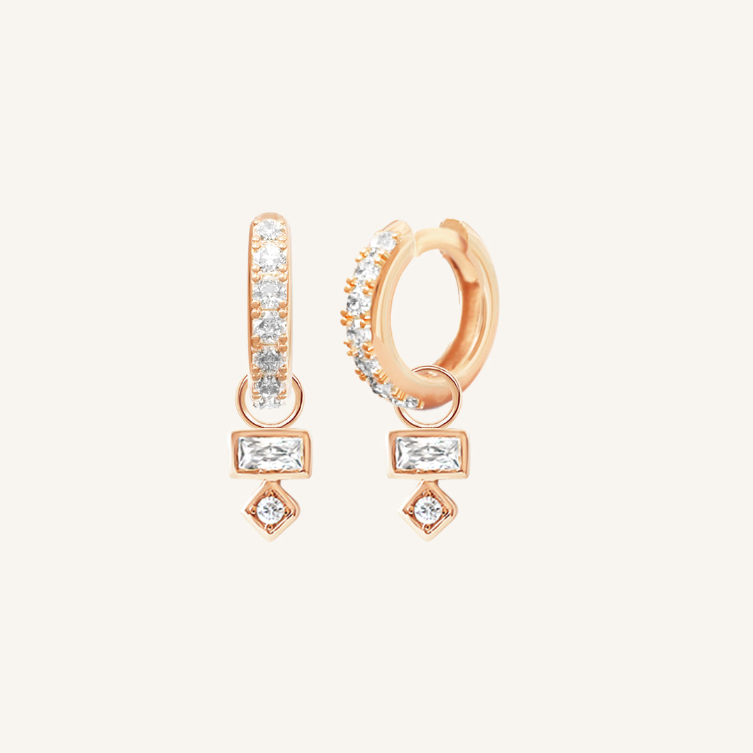 Resilience Crystal Hoops