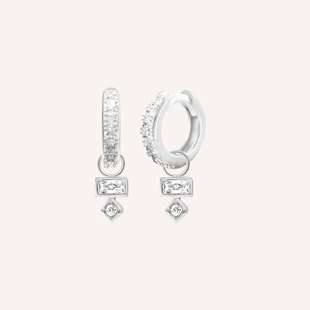 Resilience Crystal Hoops
