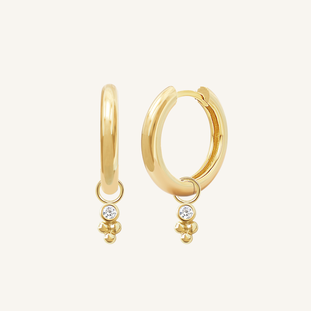 Clarity Plain Hoops