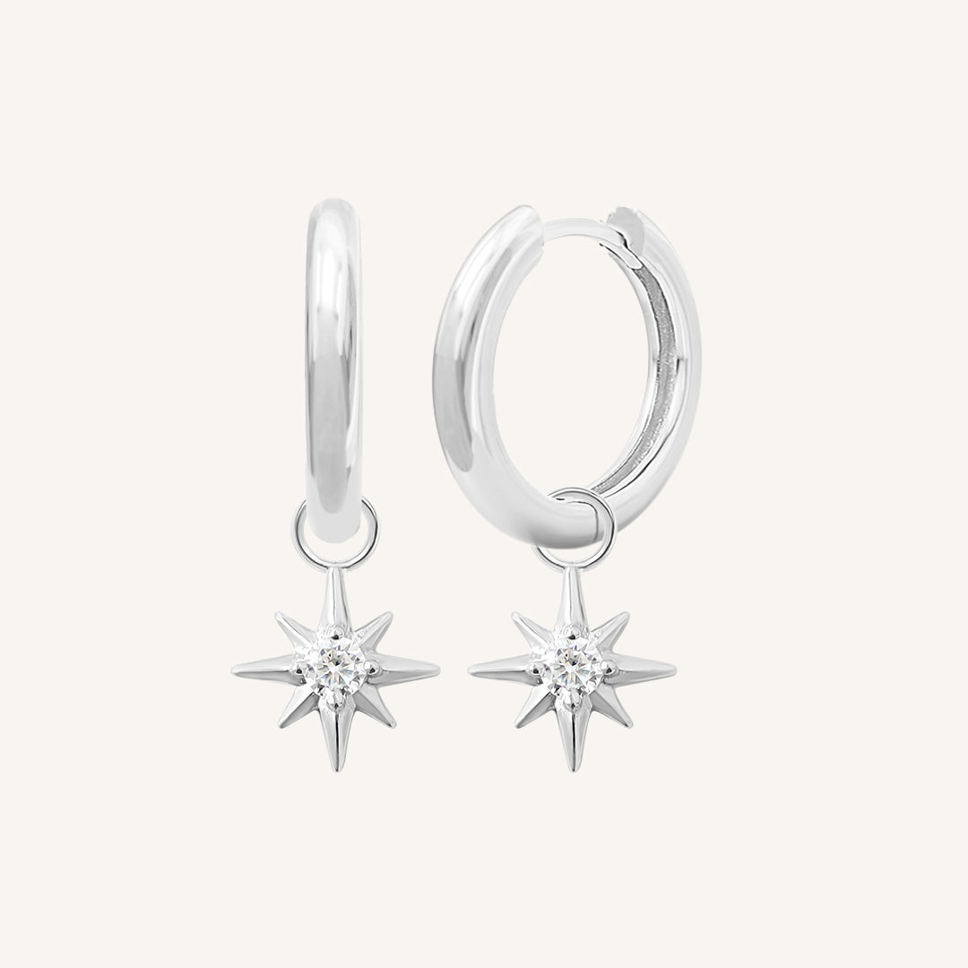Contentment Star Plain Hoops