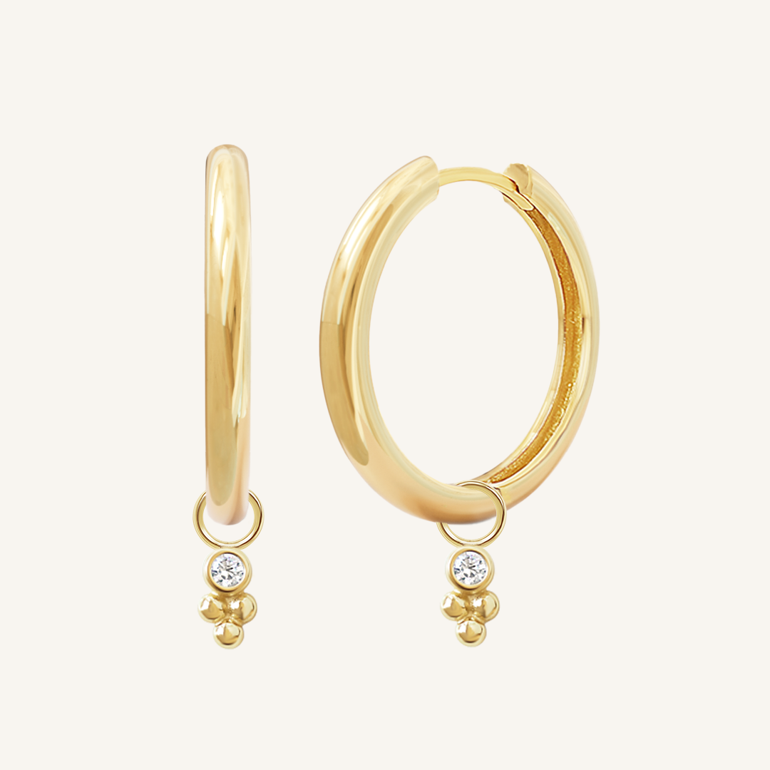 Clarity Plain Hoops