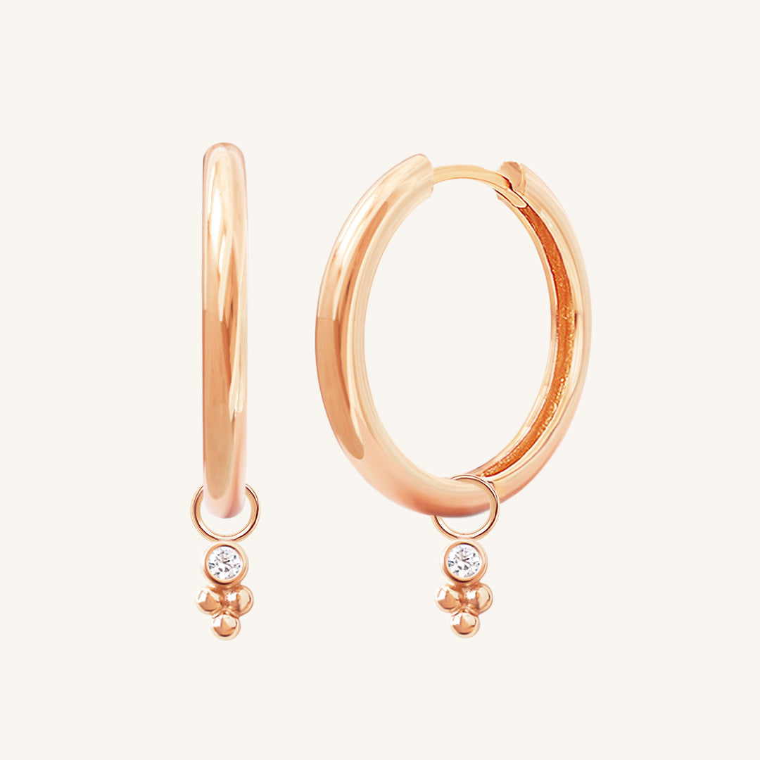 Clarity Plain Hoops
