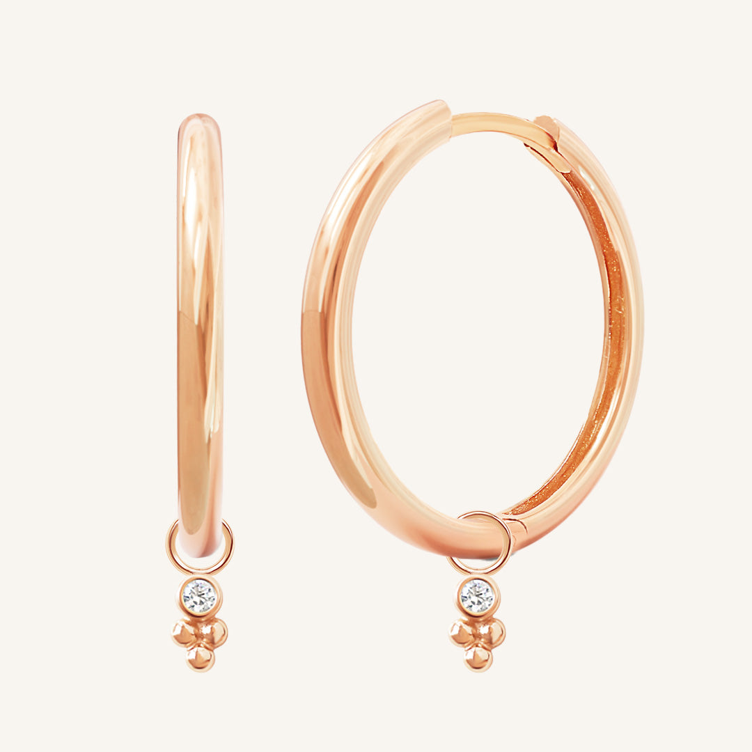 Clarity Plain Hoops