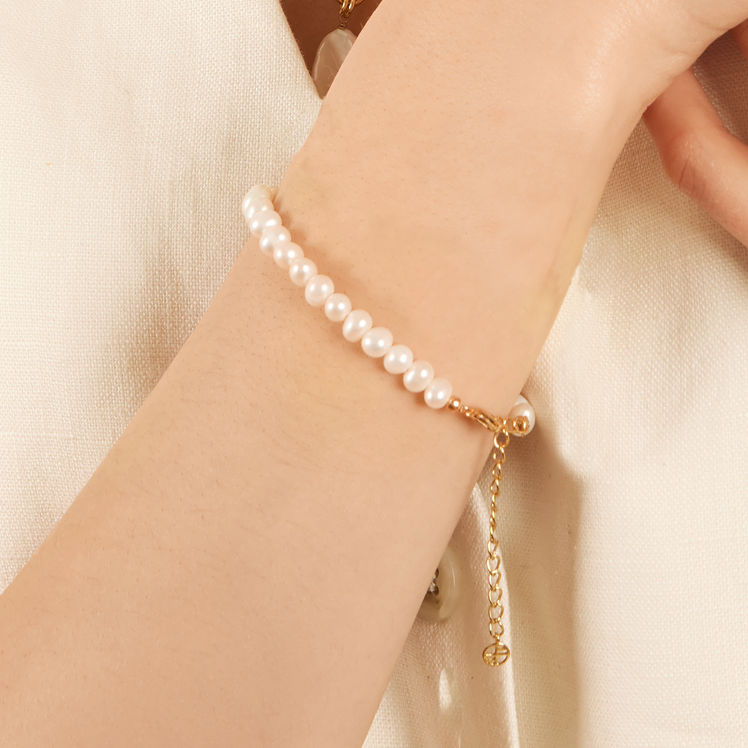 Capri Pearl Bracelet 4mm