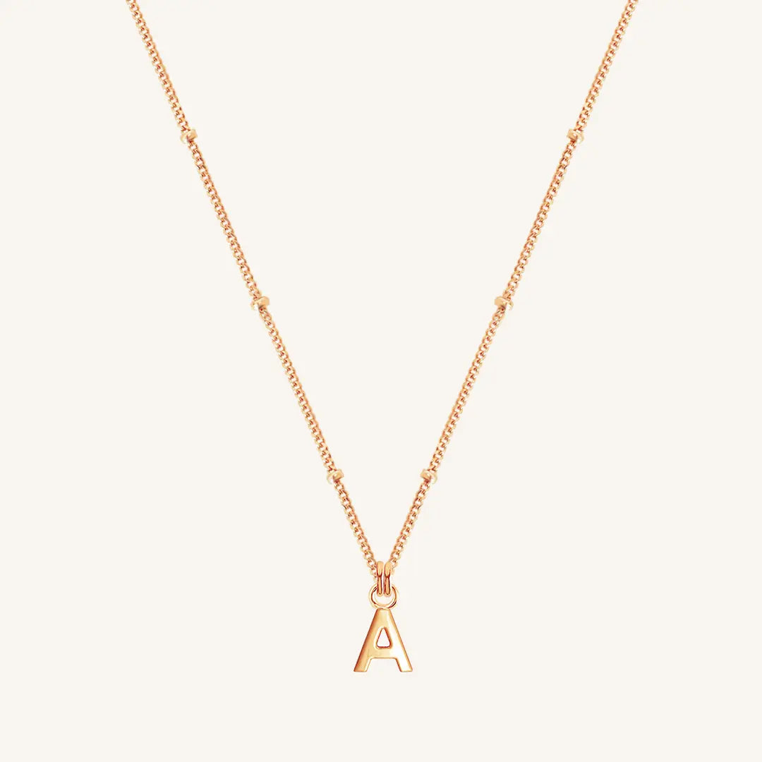The Letter Necklace Bobble Chain by Francesca Jewellery from the Necklaces Collection.