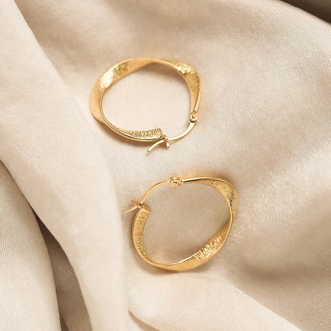 The Abigail Hoops by Francesca Jewellery from the Earrings Collection.