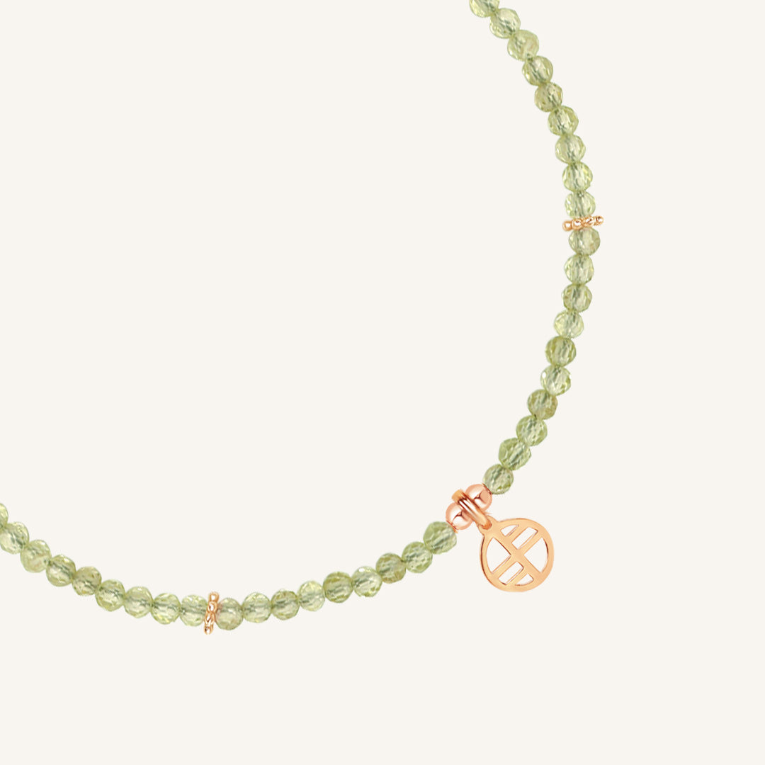 August Birthstone Necklace