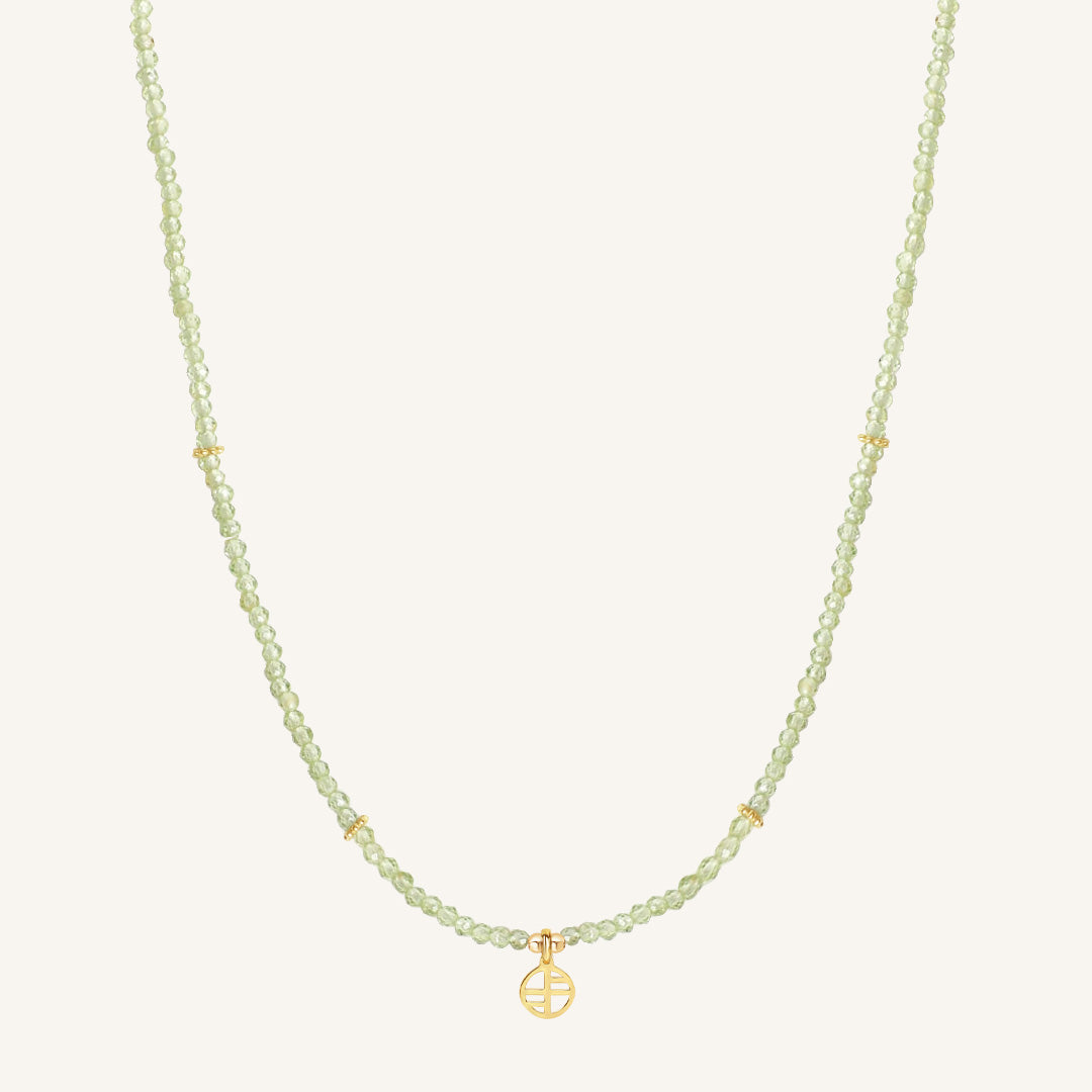 August Birthstone Necklace