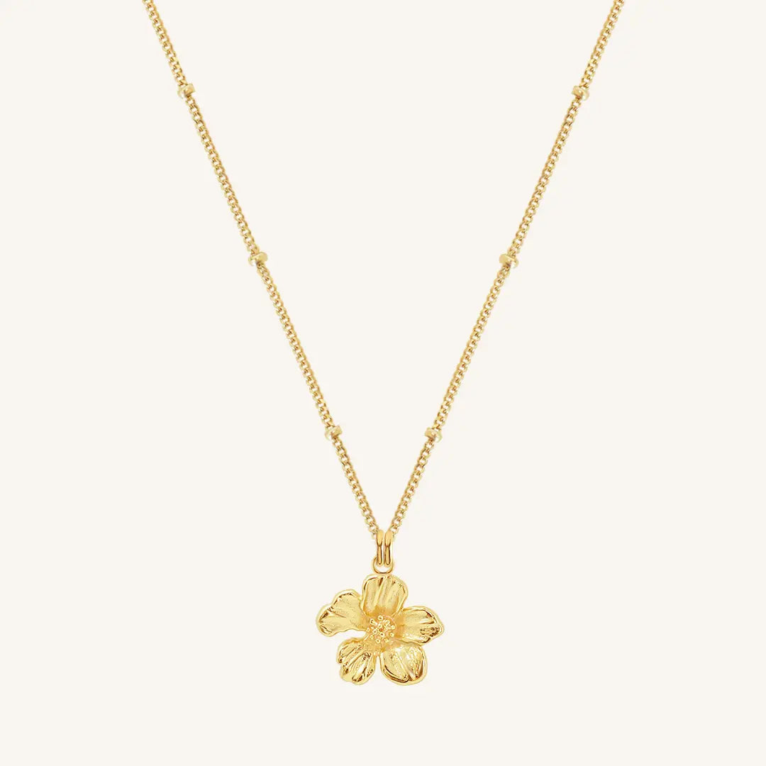 The GOLD-Bobble Azalea Necklace by Francesca Jewellery from the Necklaces Collection.