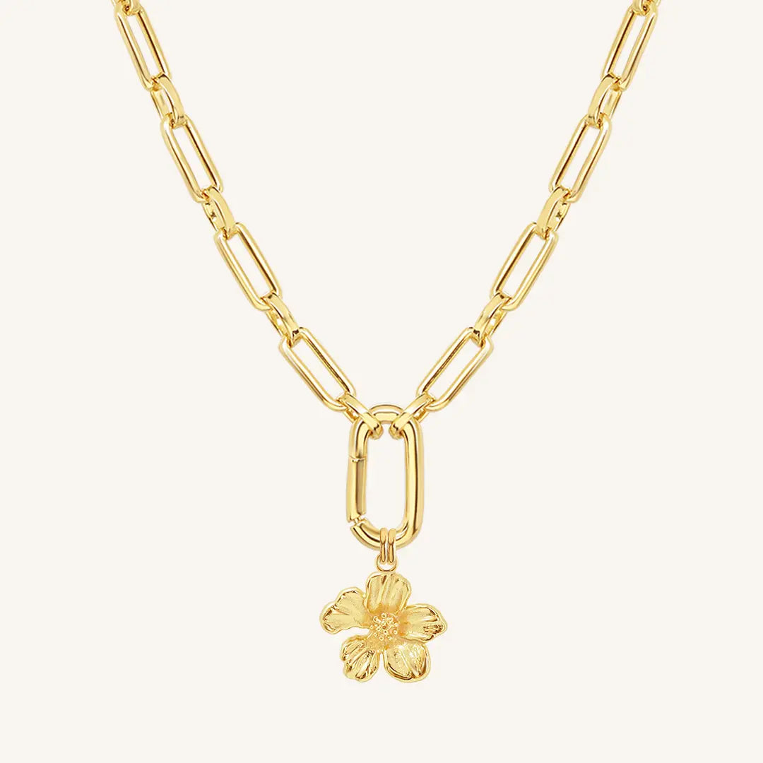 The GOLD-Link Azalea Necklace by Francesca Jewellery from the Necklaces Collection.