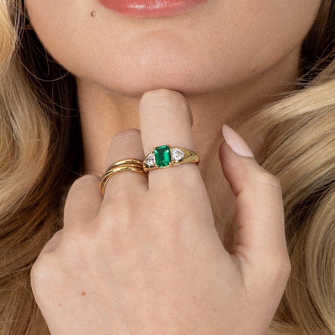 Evelyn Ring and Hoops Set