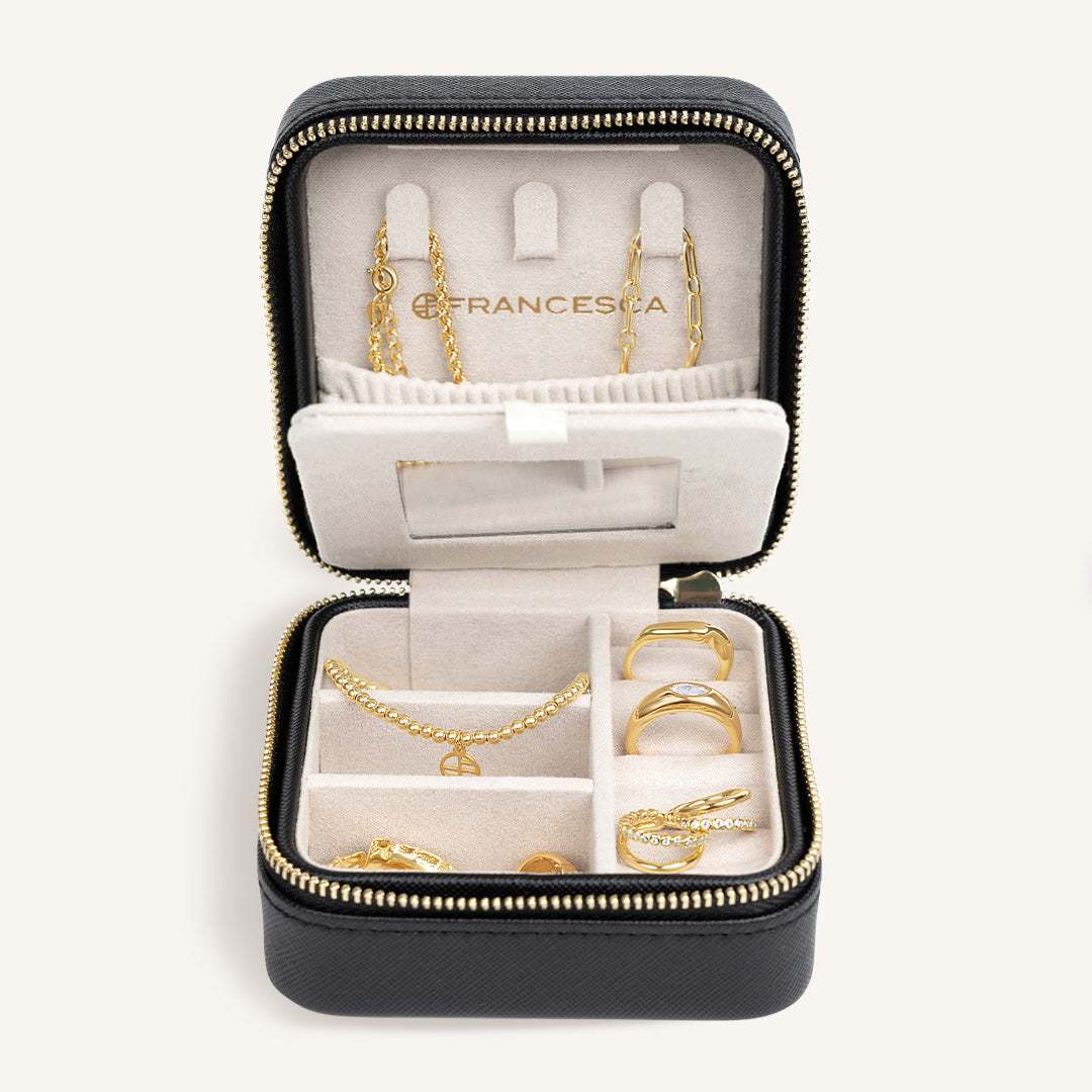 Bevel Jewellery Box Black