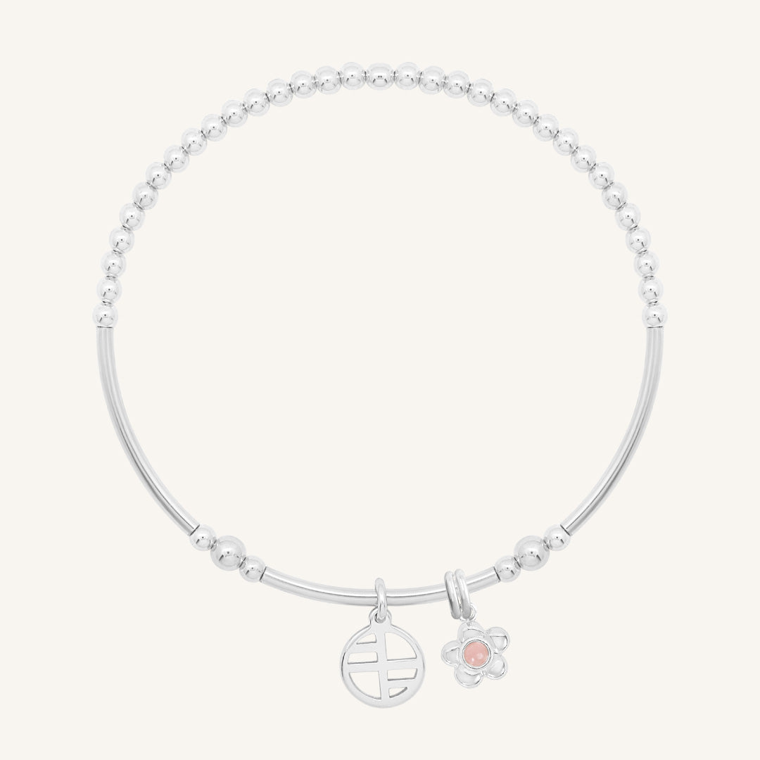 Blossom Flower Charm Bracelet