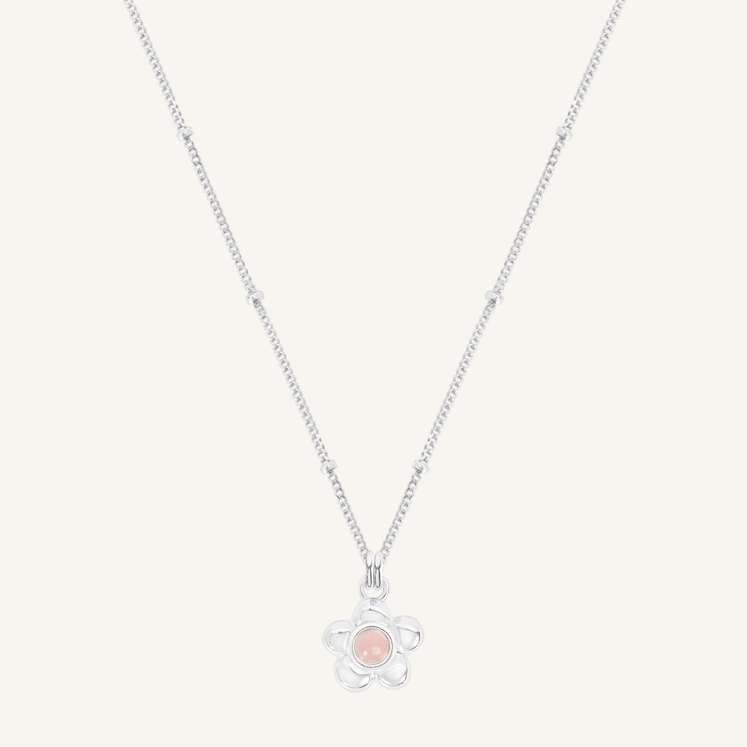 Blossom Flower Charm Necklace