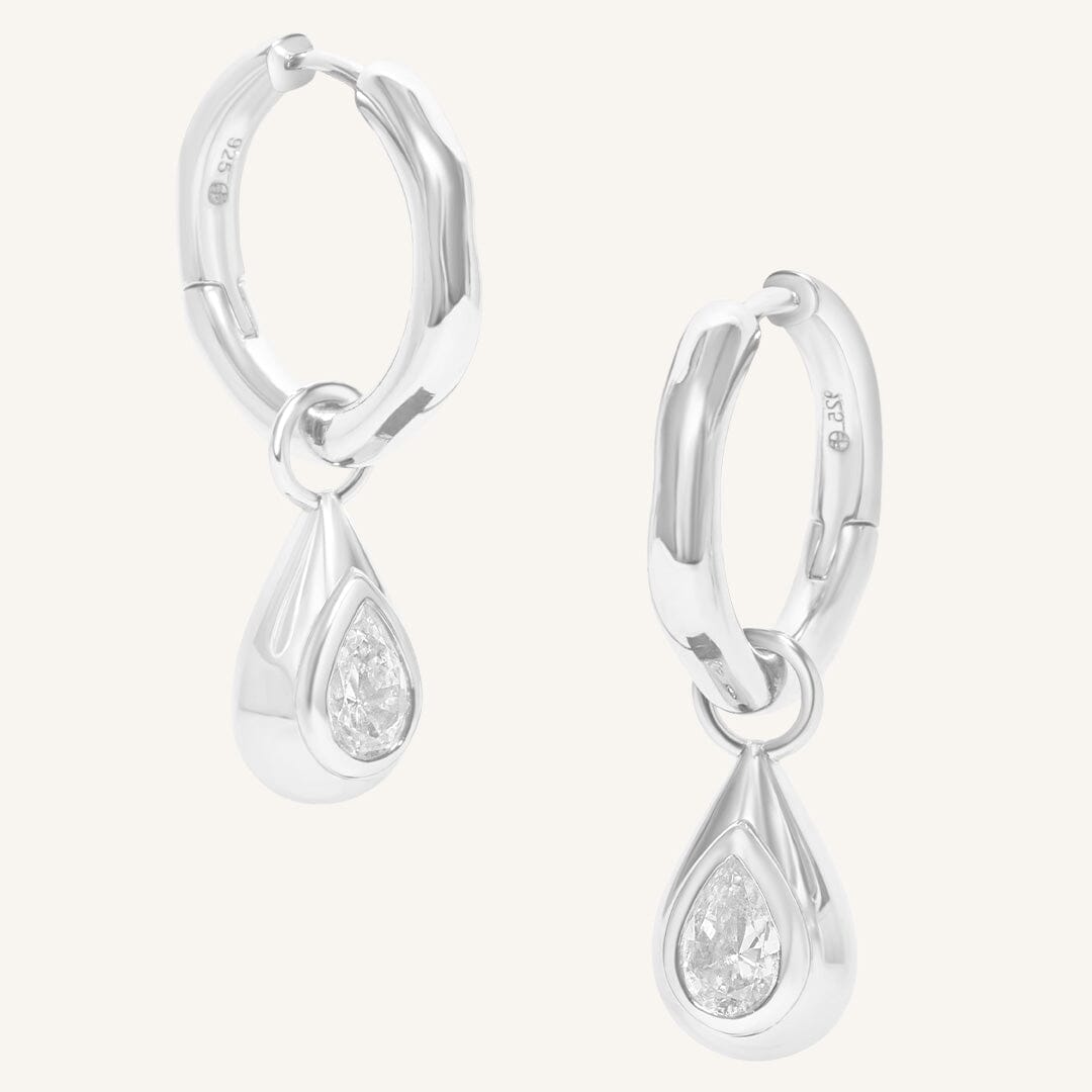 Rise Charm Hoops