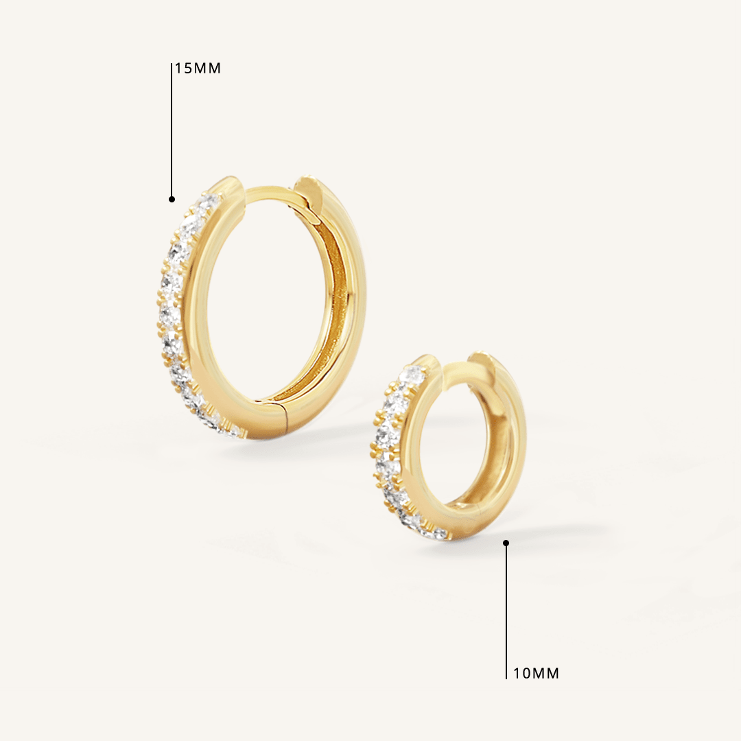 Resilience Crystal Hoops
