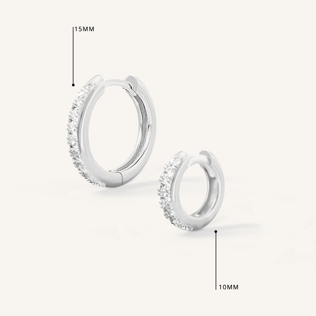 Resilience Crystal Hoops