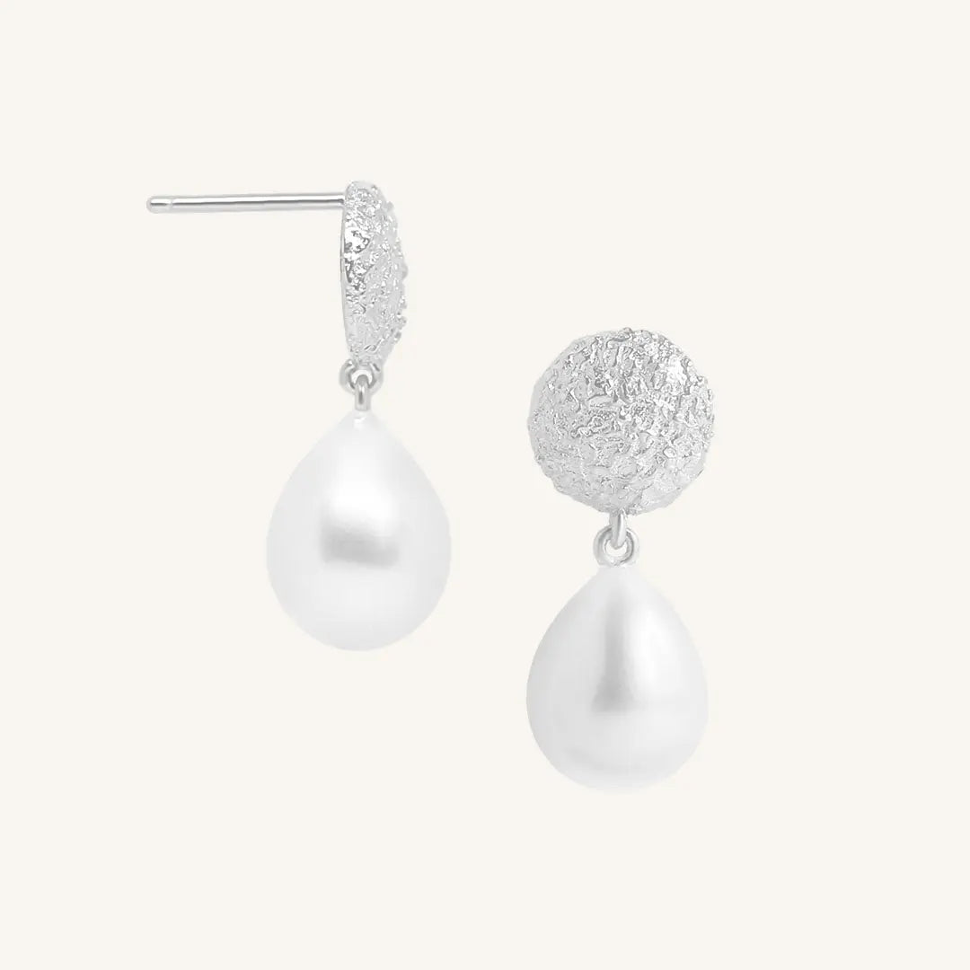 The SILVER Darcy Drops by Francesca Jewellery from the Earrings Collection.