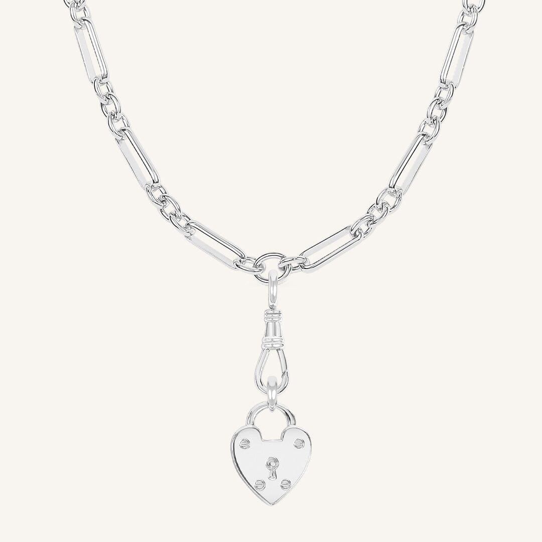 Delilah Heart Pendant Fob Necklace