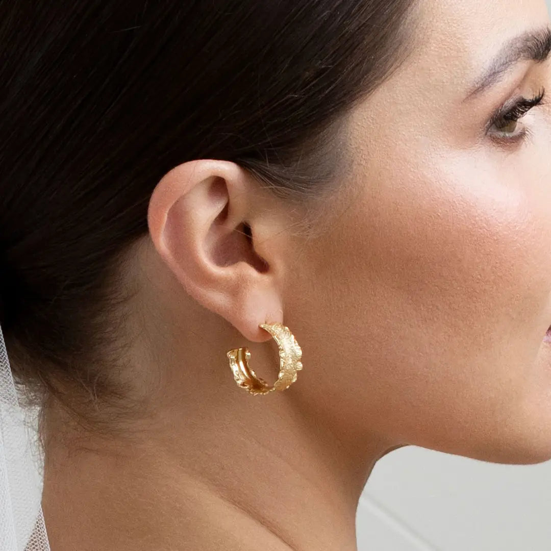 The Eloise Hoops by Francesca Jewellery from the Earrings Collection.