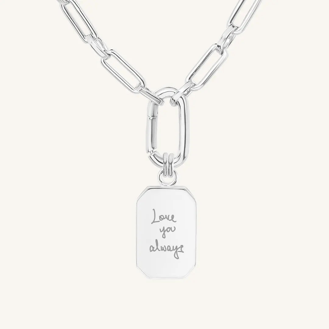 The Link-SILVER Illustrate Amada Necklace by Francesca Jewellery from the Necklaces Collection.