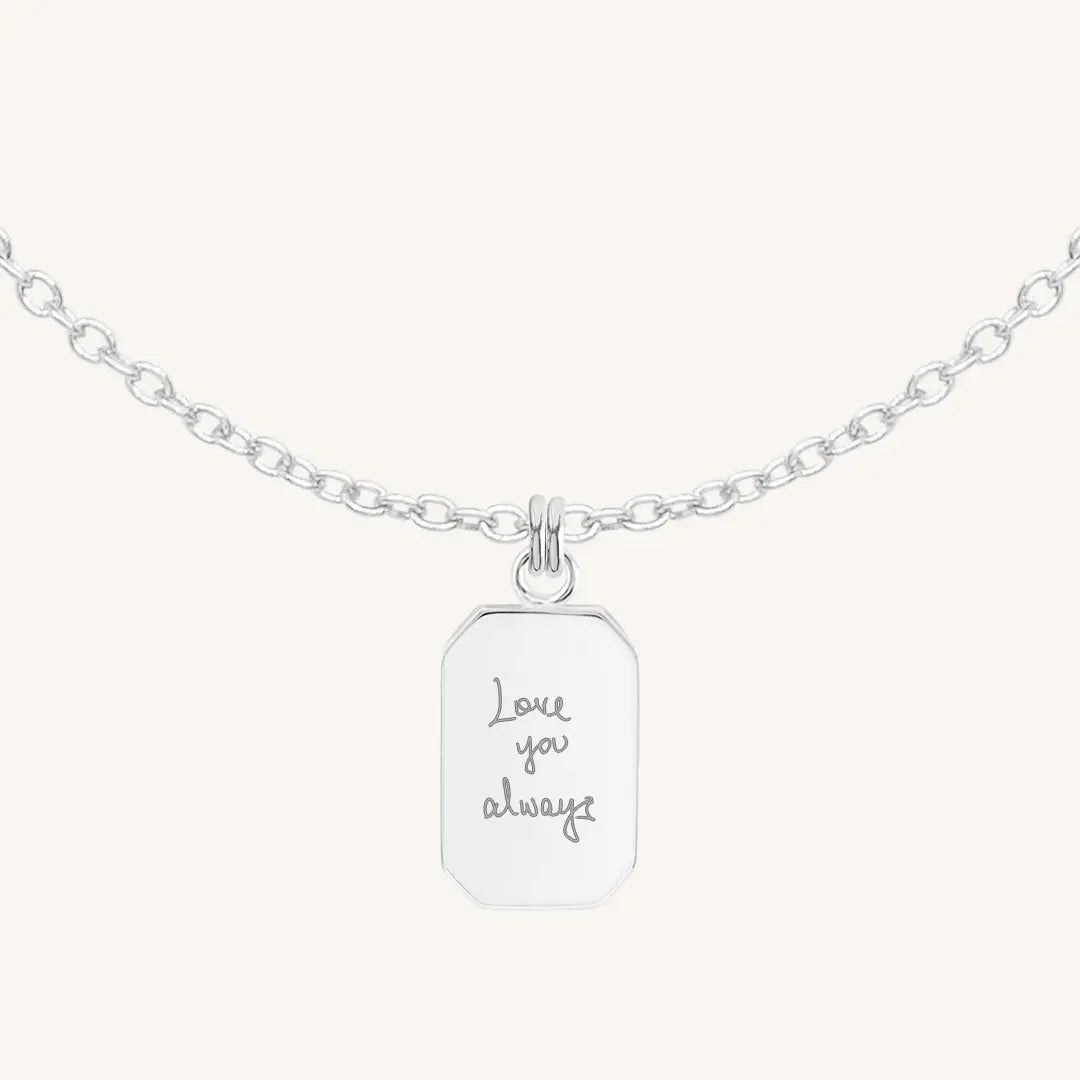 The Plain-SILVER Illustrate Amada Necklace by Francesca Jewellery from the Necklaces Collection.