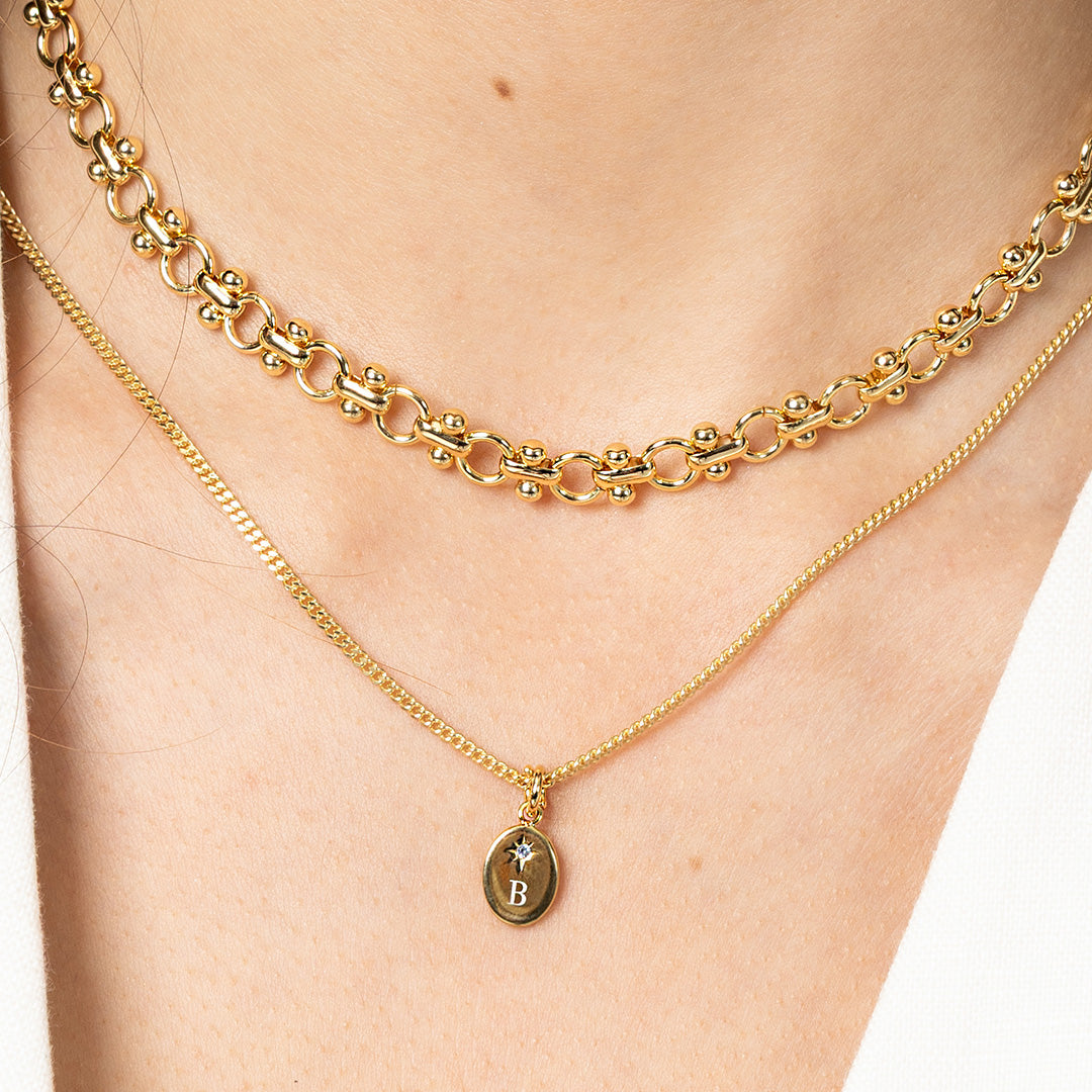 Etch Birthstone Charm March