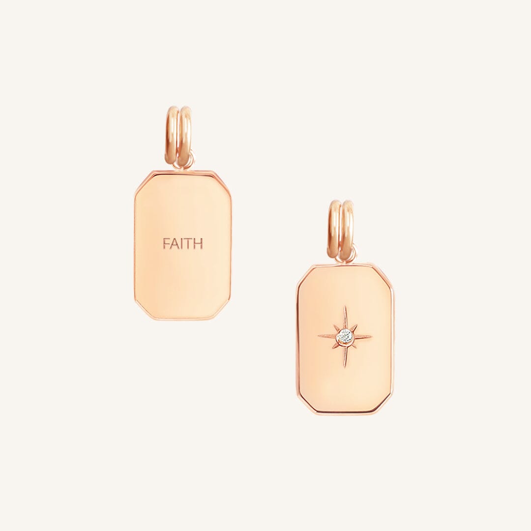Etch Faith Charm