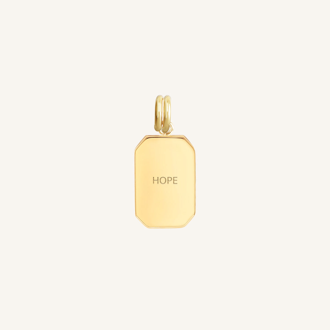 Etch Hope Charm