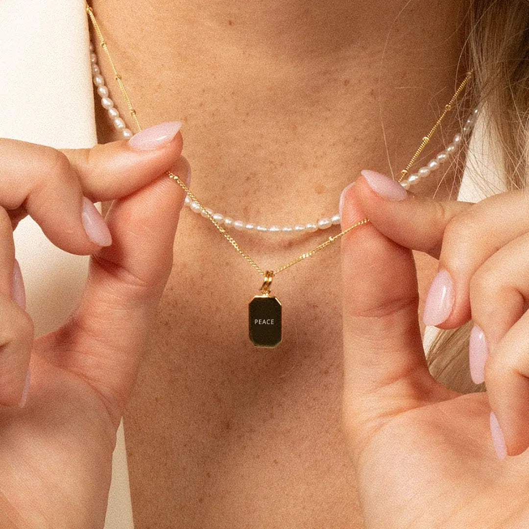 The Etch Peace Charm by Francesca Jewellery from the Charms Collection.