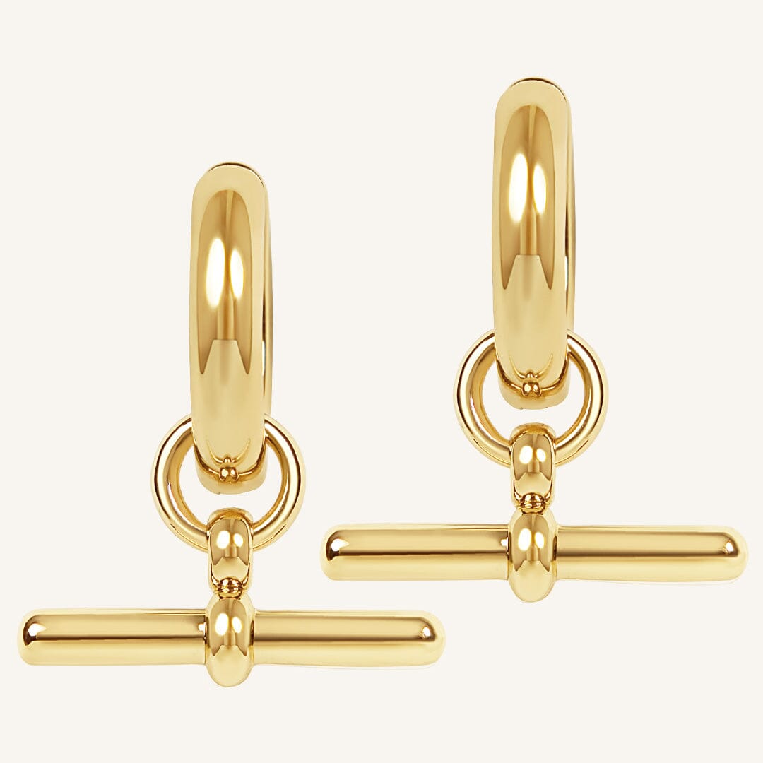 Etta T-Bar Hoops