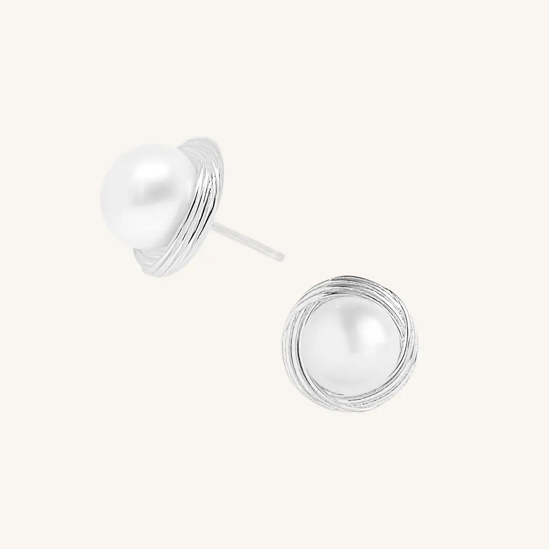 The SILVER Eyre Studs by Francesca Jewellery from the Earrings Collection.