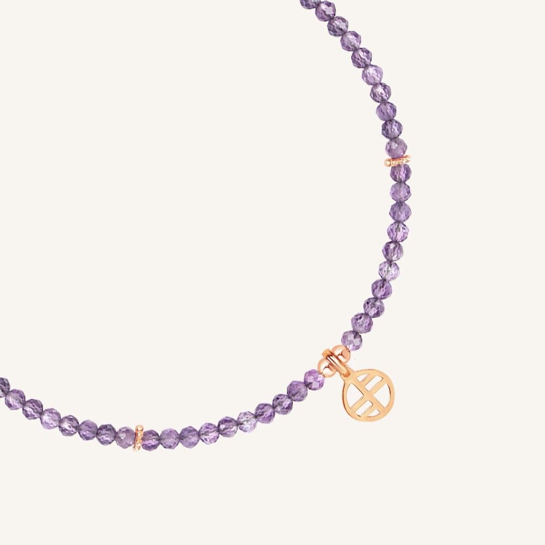 February Birthstone Necklace