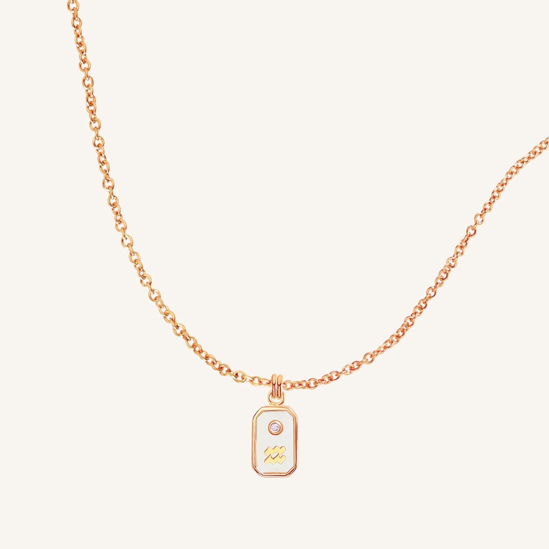 Iridescent Zodiac Necklace