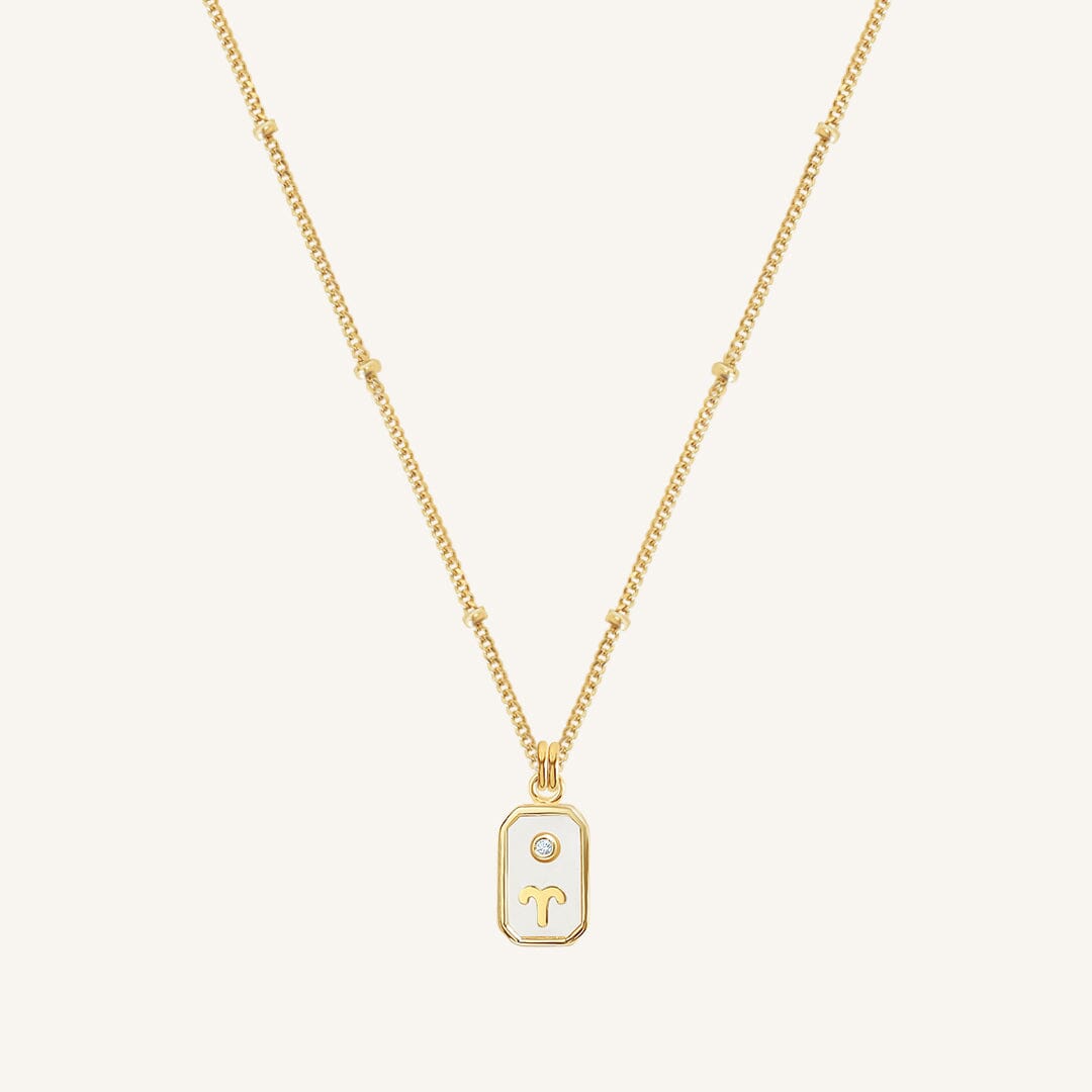 Iridescent Zodiac Necklace