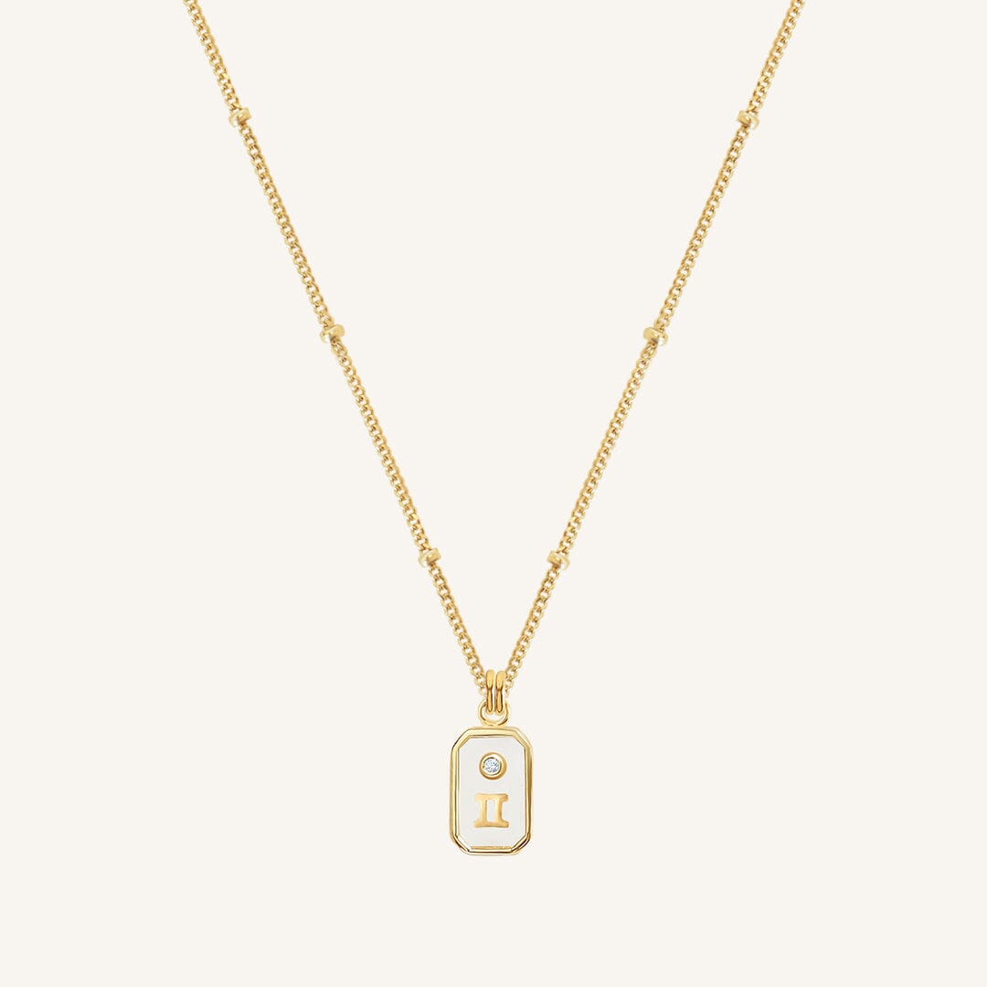Iridescent Zodiac Necklace