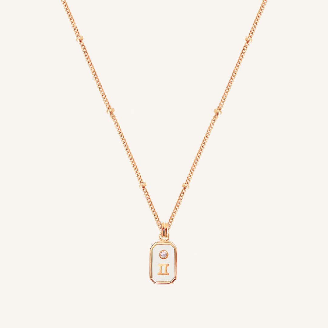 Iridescent Zodiac Necklace