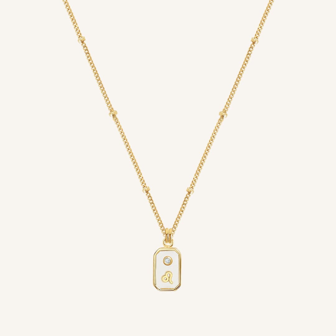 Iridescent Zodiac Necklace