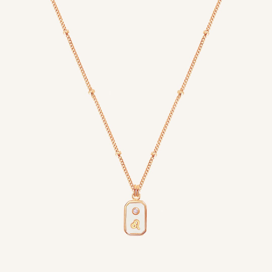 Iridescent Zodiac Necklace