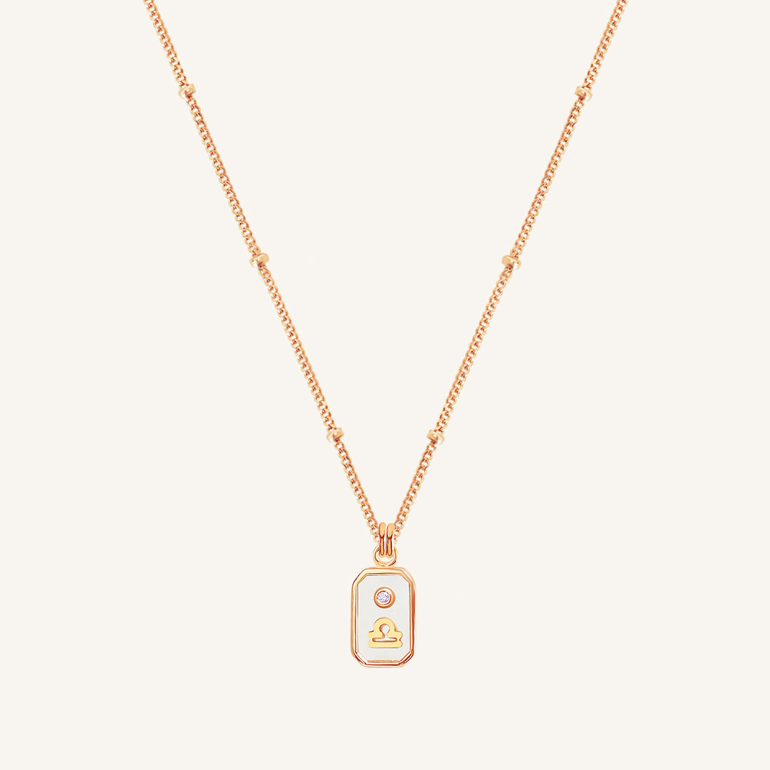 Iridescent Zodiac Necklace