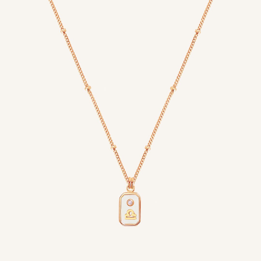 Iridescent Zodiac Necklace