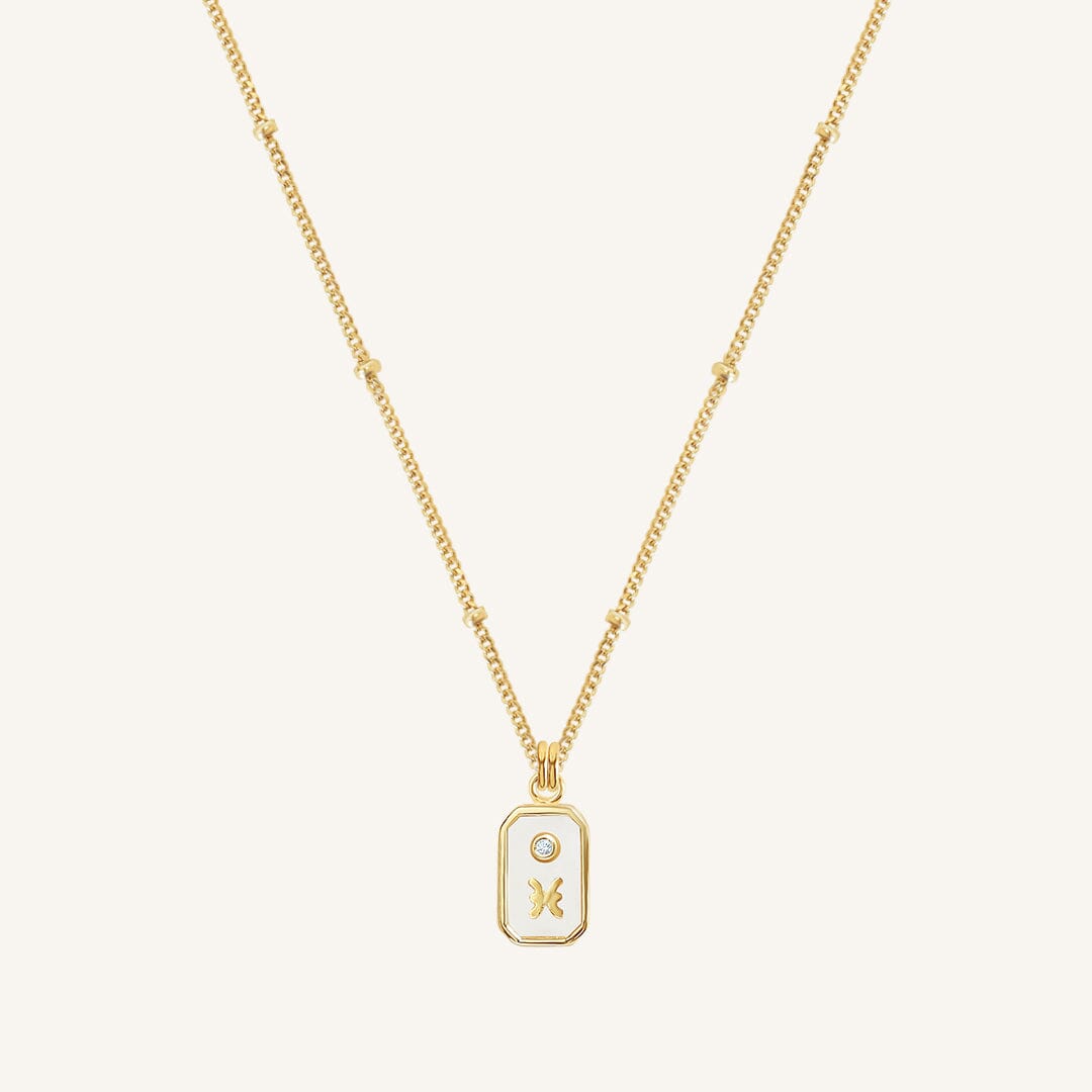 Iridescent Zodiac Necklace