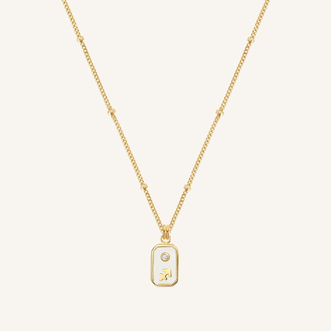 Iridescent Zodiac Necklace