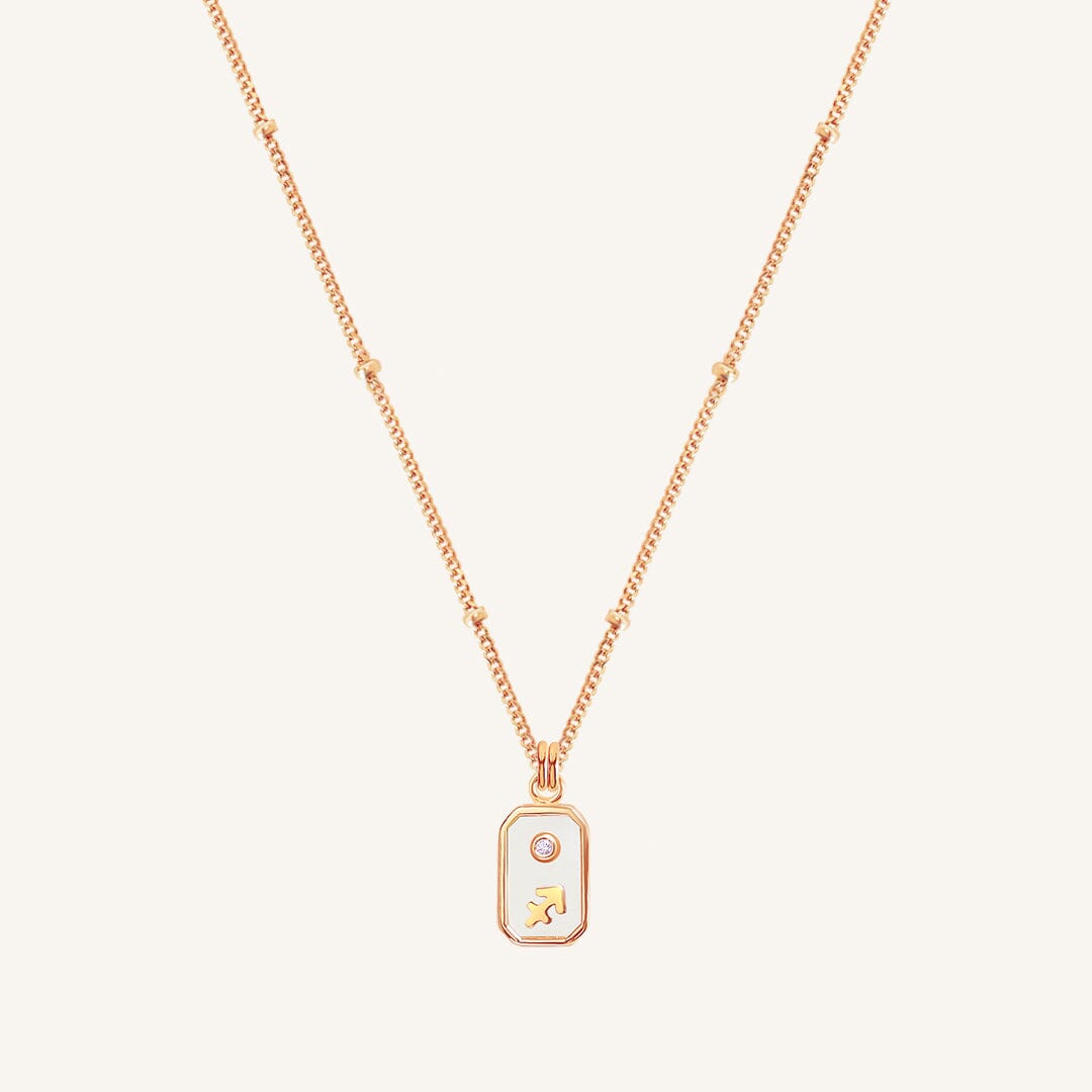 Iridescent Zodiac Necklace