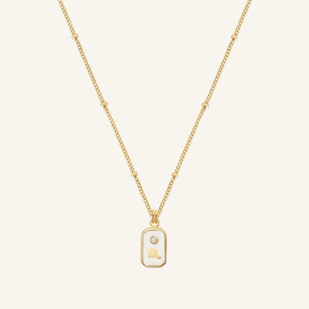 Iridescent Zodiac Necklace