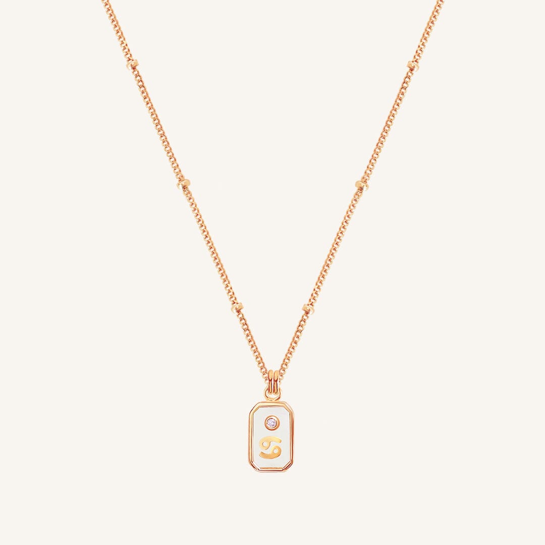 Iridescent Zodiac Necklace